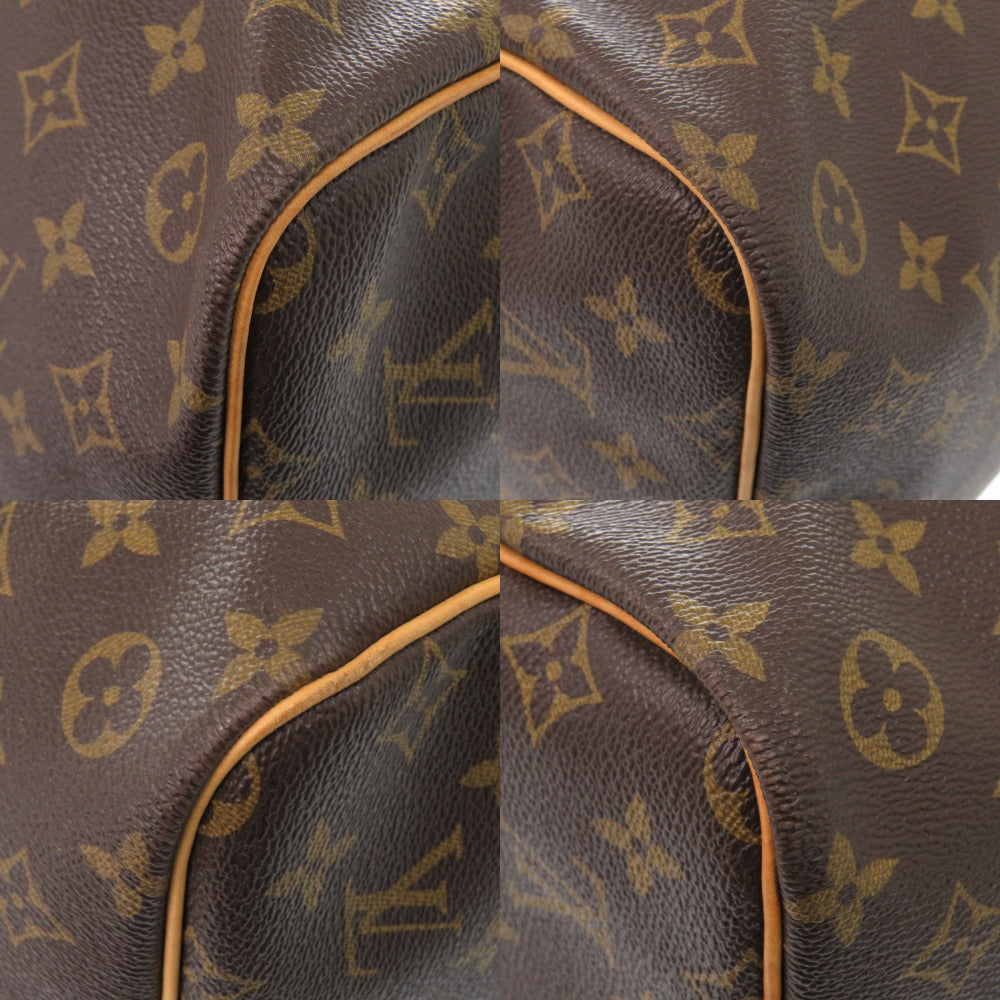 LOUIS VUITTON Boston Duffel bag M41422 Monogram canvas Brown Monogram Keepall 60 mens Used Authentic