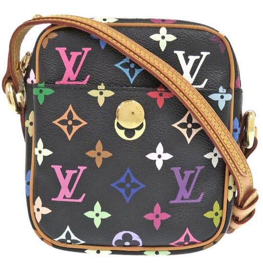 LOUIS VUITTON Shoulder Bag M40056 Monogram multicolor black Monogram multicolor lift Women Used Authentic