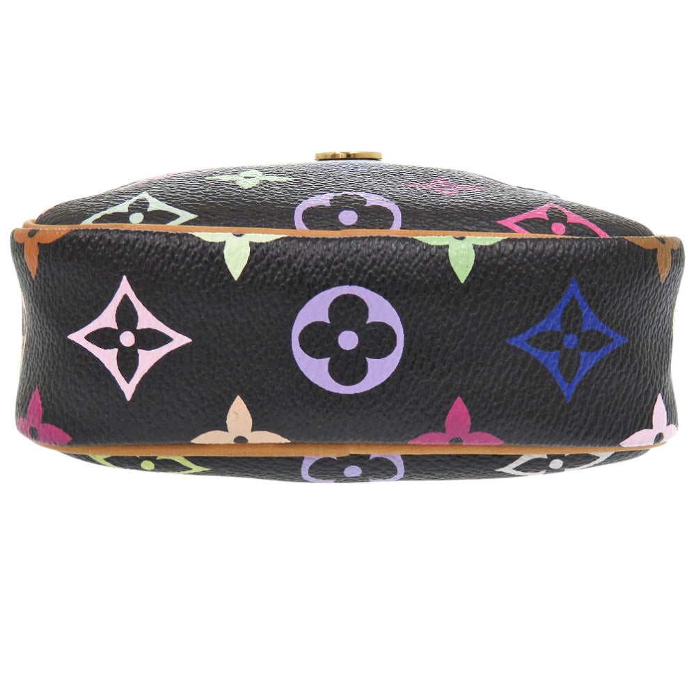 LOUIS VUITTON Shoulder Bag M40056 Monogram multicolor black Monogram multicolor lift Women Used Authentic