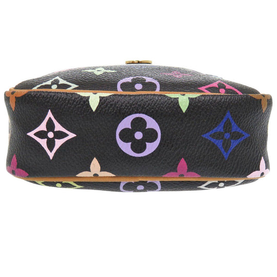 LOUIS VUITTON Shoulder Bag M40056 Monogram multicolor black Monogram multicolor lift Women Used Authentic