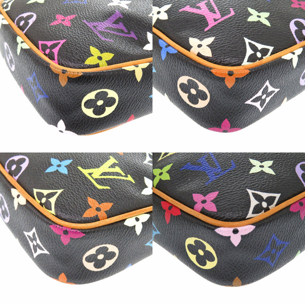 LOUIS VUITTON Shoulder Bag M40056 Monogram multicolor black Monogram multicolor lift Women Used Authentic