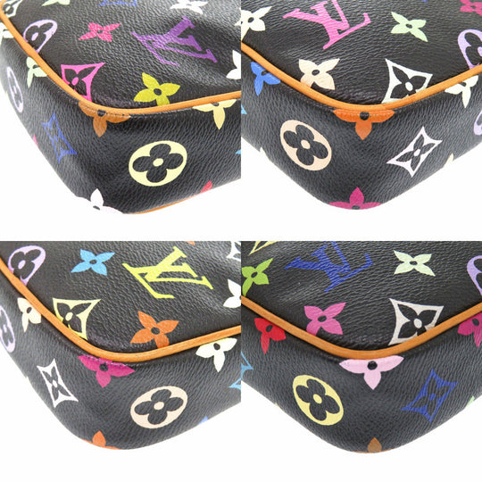 LOUIS VUITTON Shoulder Bag M40056 Monogram multicolor black Monogram multicolor lift Women Used Authentic