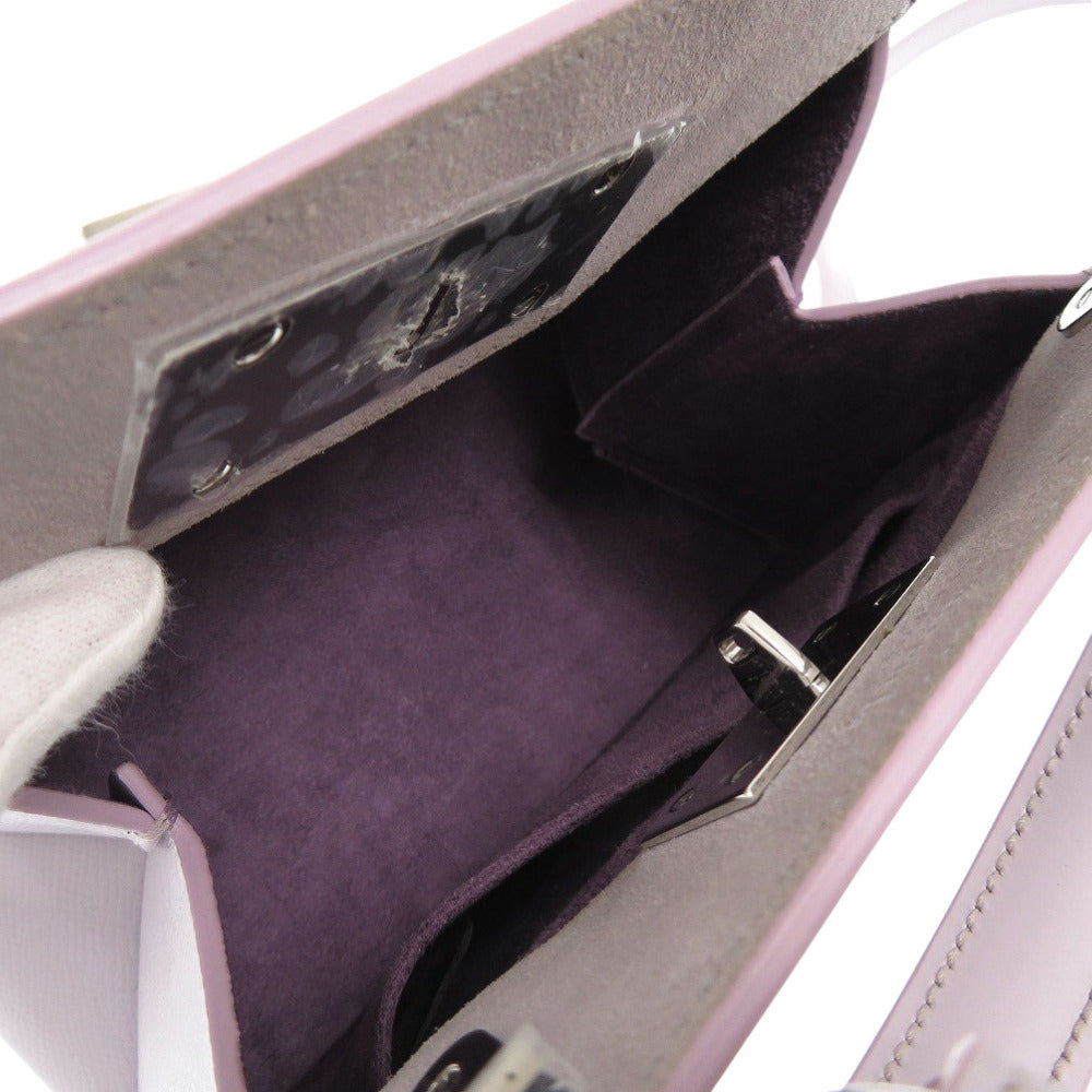 Maison Margiela Handbag S56WG0168 P4745 T5166 leather purple Snatched Small Women Used Authentic