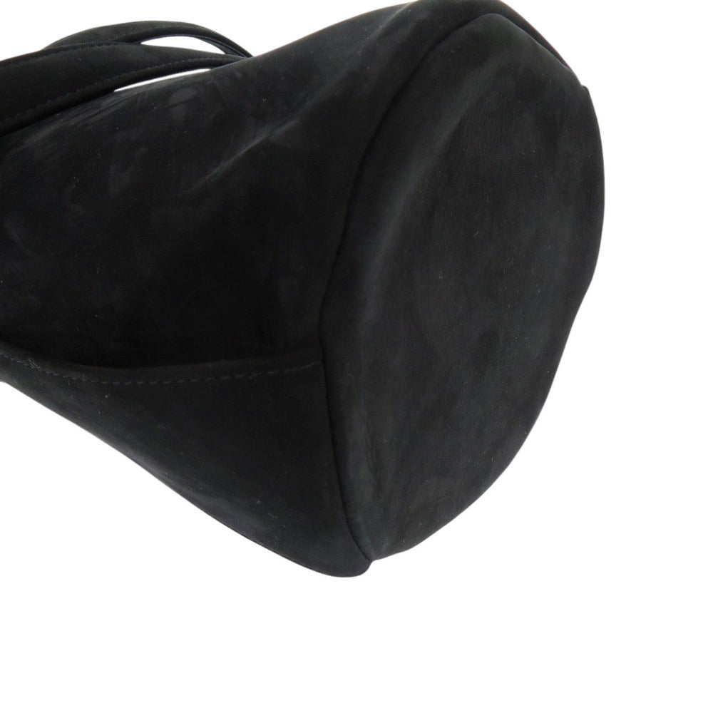 THE ROW Shoulder Bag Suede black Leo Mini Women Used Authentic