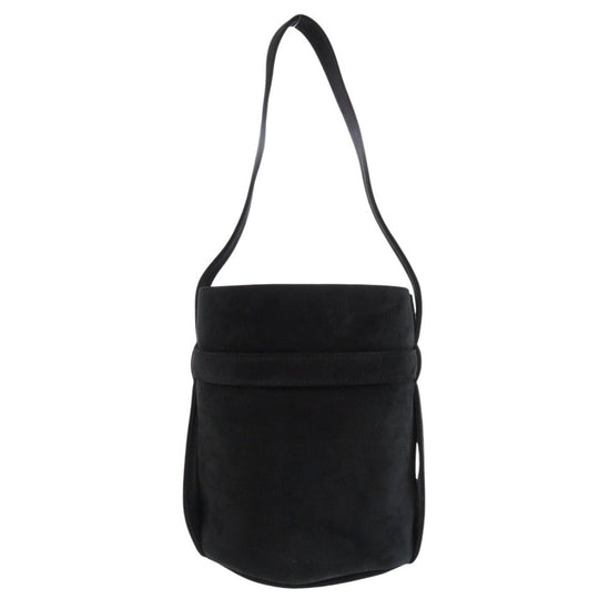 THE ROW Shoulder Bag Suede black Leo Mini Women Used Authentic
