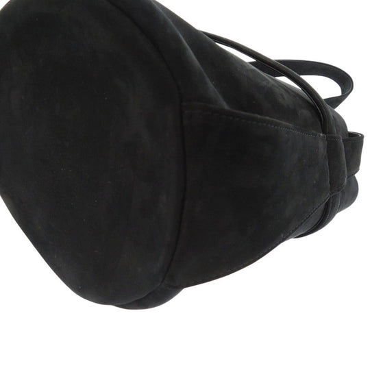 THE ROW Shoulder Bag Suede black Leo Mini Women Used Authentic
