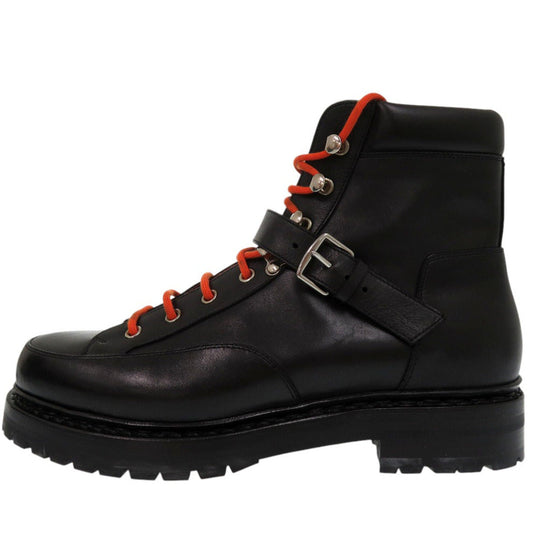 HERMES boots 132251ZH leather black HIKING Mountain boots size 39 mens 39 Used Authentic