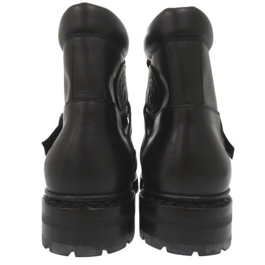 HERMES boots 132251ZH leather black HIKING Mountain boots size 39 mens 39 Used Authentic