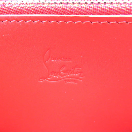 Christian Louboutin Long Wallet Purse 1175161 leather Rosa Panettone Women Used Authentic