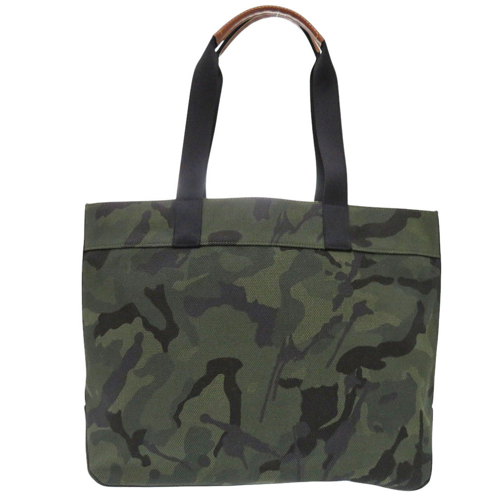 COACH Tote Bag C4025 canvas khaki snoopy woodstock unisex(Unisex) Used Authentic