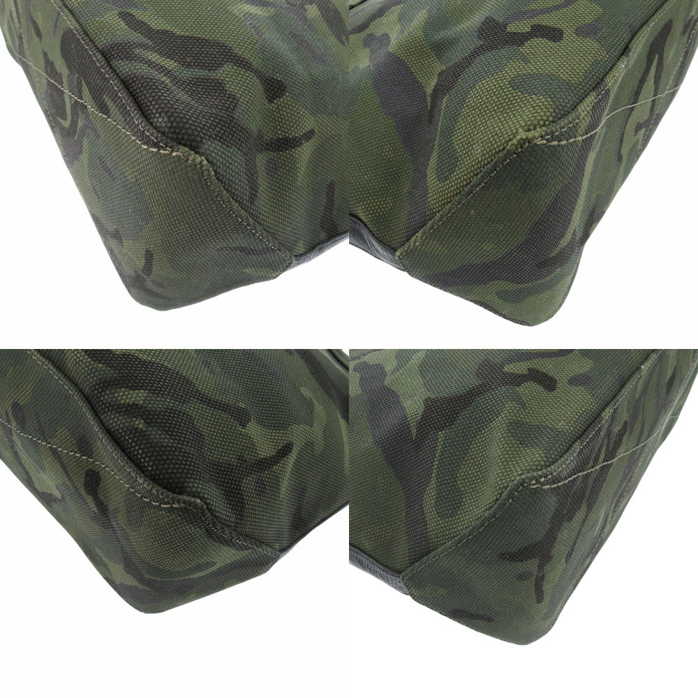 COACH Tote Bag C4025 canvas khaki snoopy woodstock unisex(Unisex) Used Authentic