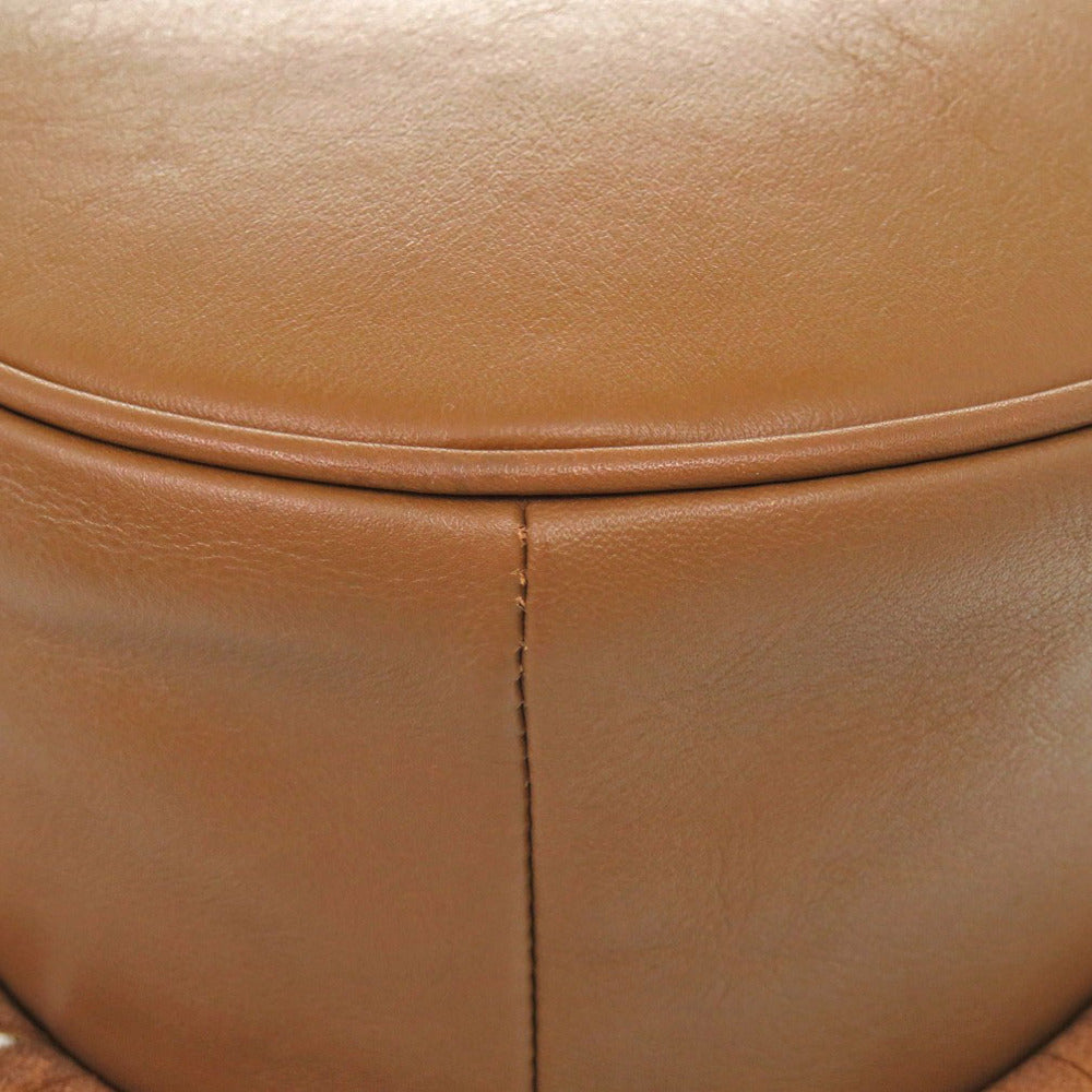 J&M Davidson Shoulder Bag leather Brown carnival Women Used Authentic