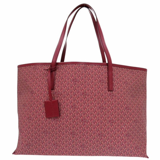 MORABITO Tote Bag PVC Red Autograph GM Women Used Authentic