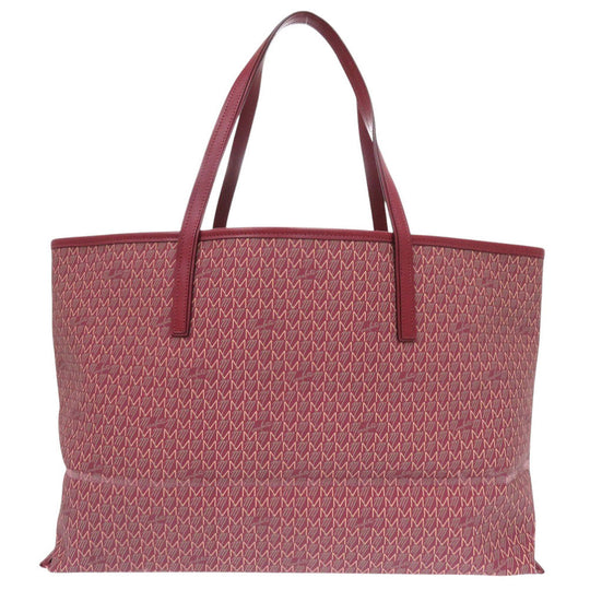 MORABITO Tote Bag PVC Red Autograph GM Women Used Authentic