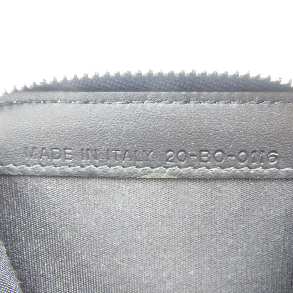 DIOR HOMME Coin case leather Navy mens(Unisex) Used Authentic