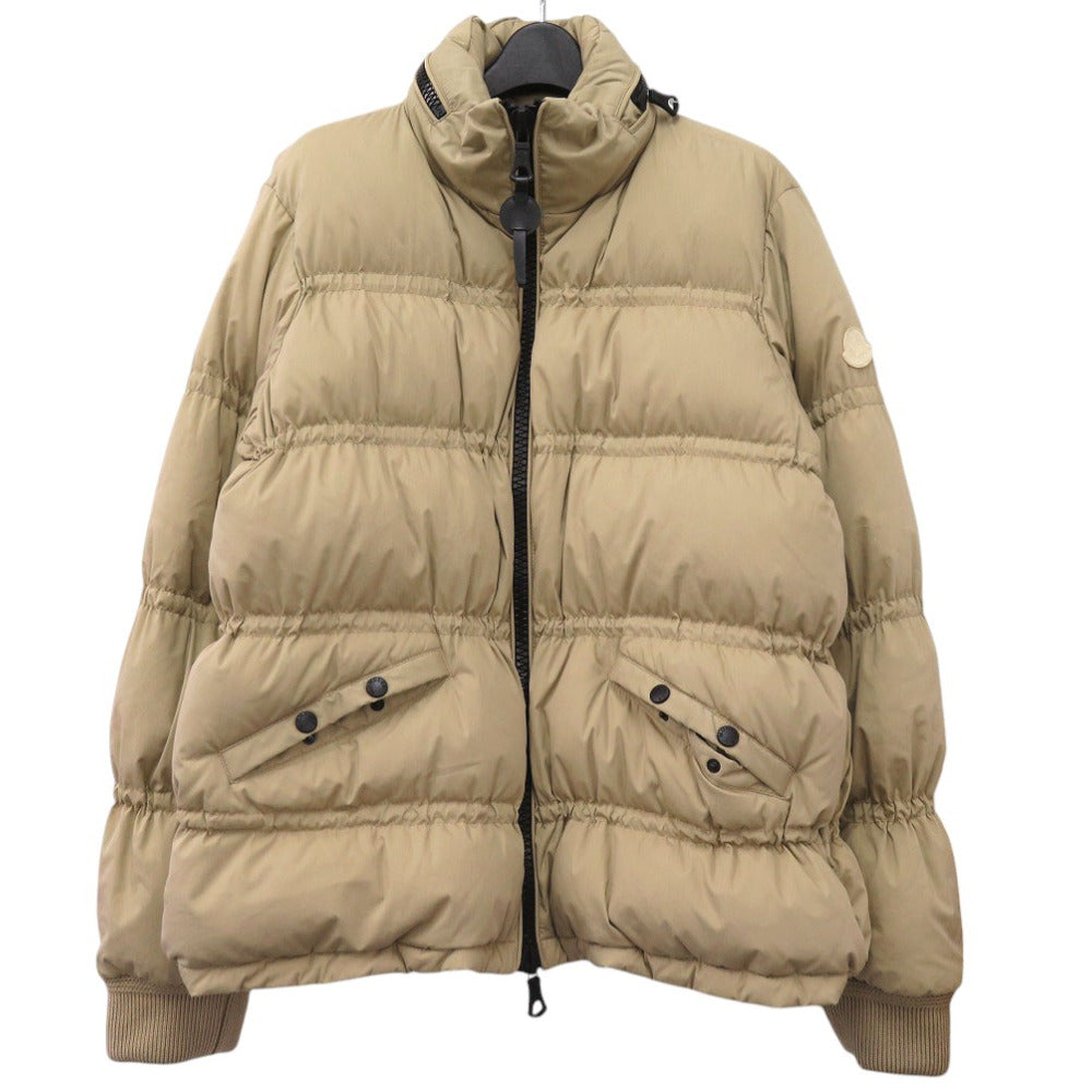 MONCLER Down jacket 2209R4130505 54710 down beige GRASMOOR zip-up hooded down jacket size 1 mens 1 Used Authentic