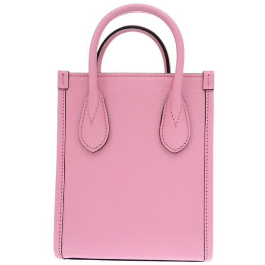 GUCCI Handbag 671623 leather pink Bananya collaboration Women Used Authentic