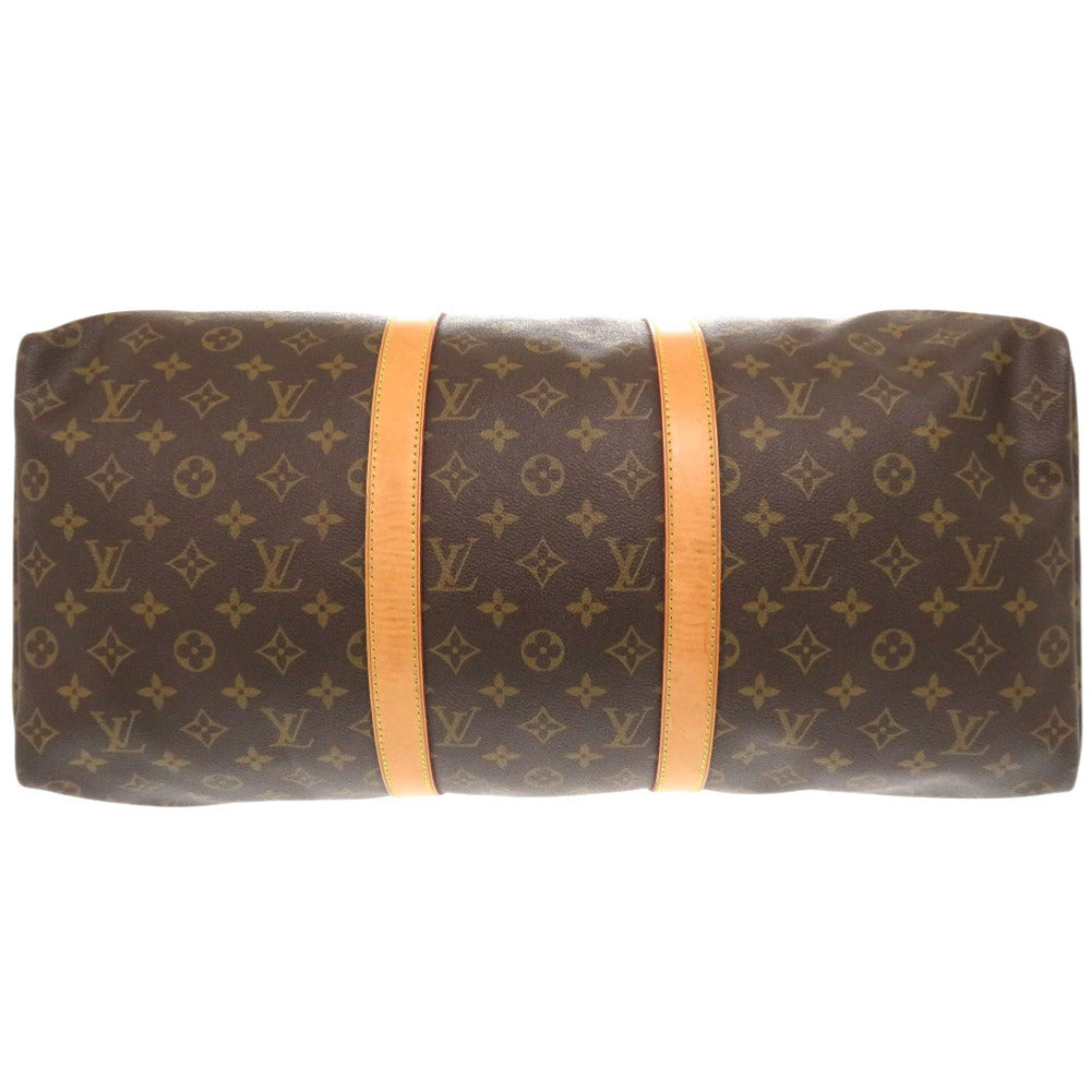 LOUIS VUITTON Boston Duffel bag M41426 Monogram canvas Brown Monogram Keepall 50 mens Used Authentic