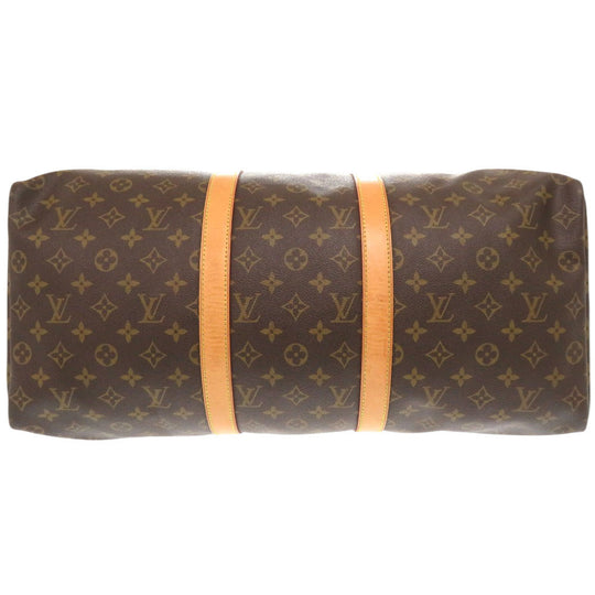 LOUIS VUITTON Boston Duffel bag M41426 Monogram canvas Brown Monogram Keepall 50 mens Used Authentic