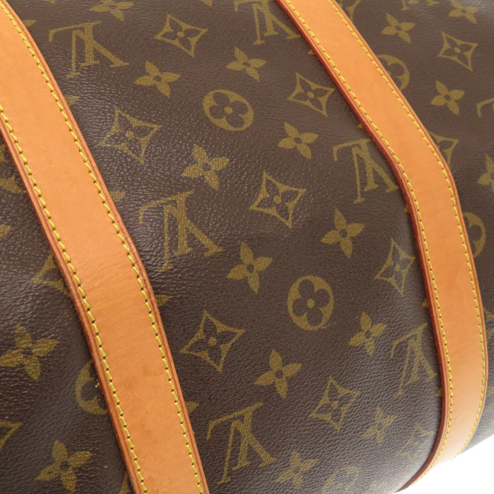 LOUIS VUITTON Boston Duffel bag M41426 Monogram canvas Brown Monogram Keepall 50 mens Used Authentic