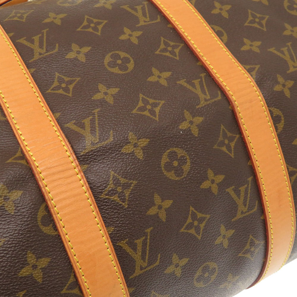 LOUIS VUITTON Boston Duffel bag M41426 Monogram canvas Brown Monogram Keepall 50 mens Used Authentic