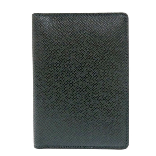 LOUIS VUITTON Card Case M30494  Taiga Epithea Porto 2 cult Vertical mens(Unisex) Used Authentic