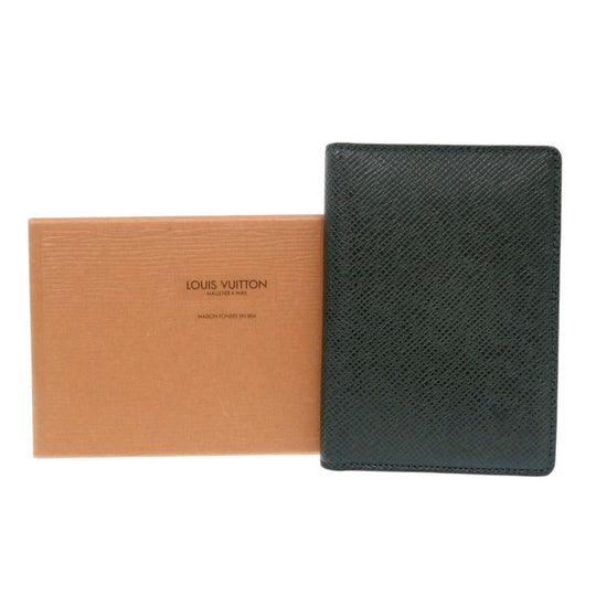LOUIS VUITTON Card Case M30494  Taiga Epithea Porto 2 cult Vertical mens(Unisex) Used Authentic