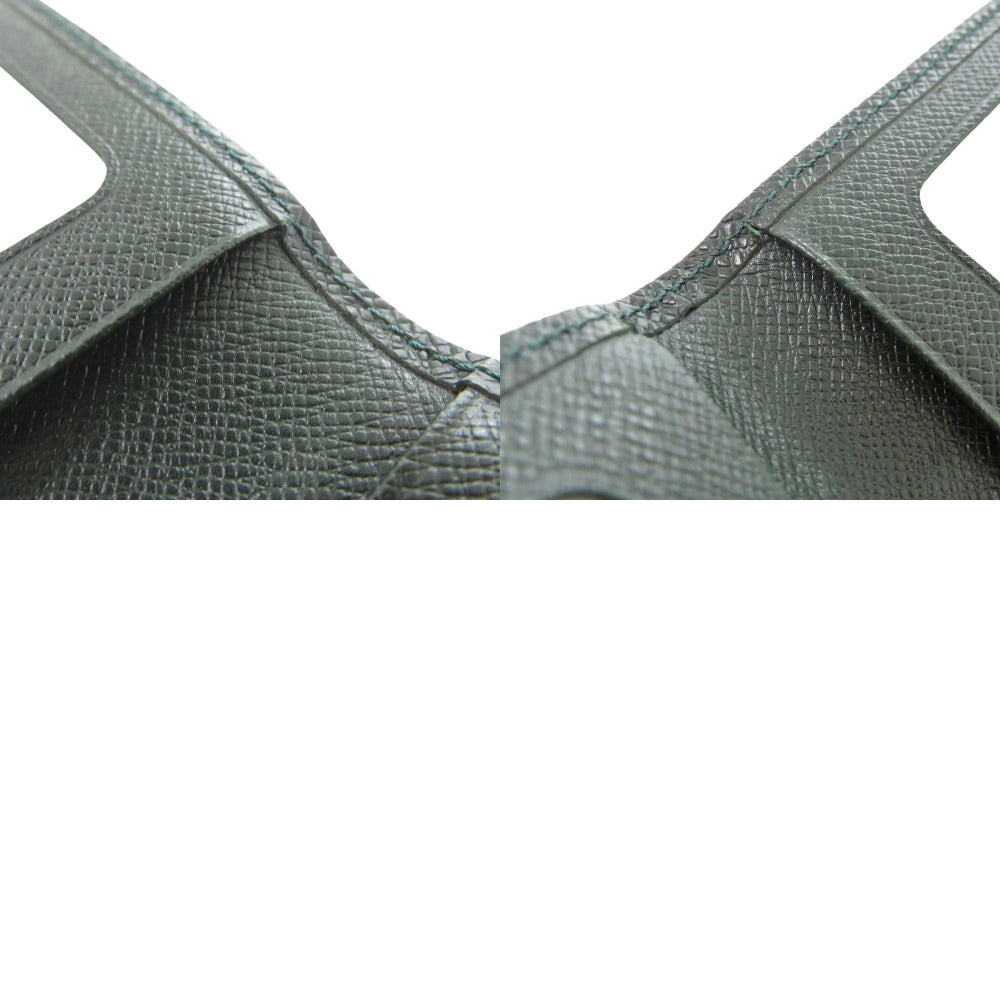LOUIS VUITTON Card Case M30494  Taiga Epithea Porto 2 cult Vertical mens(Unisex) Used Authentic