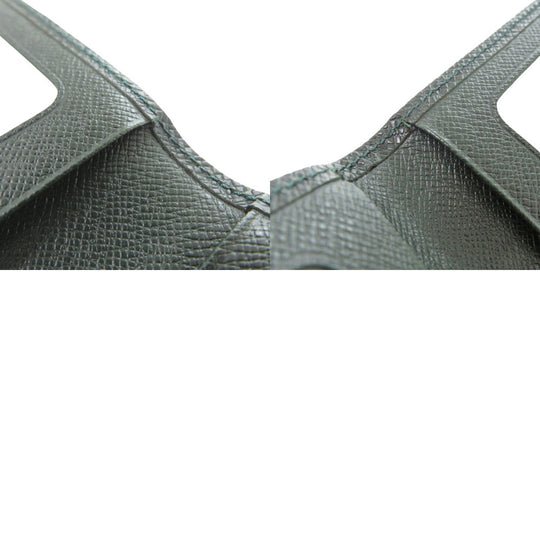 LOUIS VUITTON Card Case M30494  Taiga Epithea Porto 2 cult Vertical mens(Unisex) Used Authentic