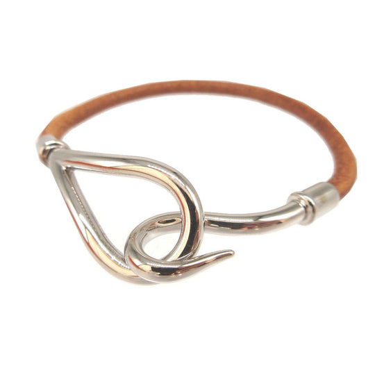 HERMES bracelet Leather, Metal Brown Jumbo bless unisex(Unisex) Used Authentic