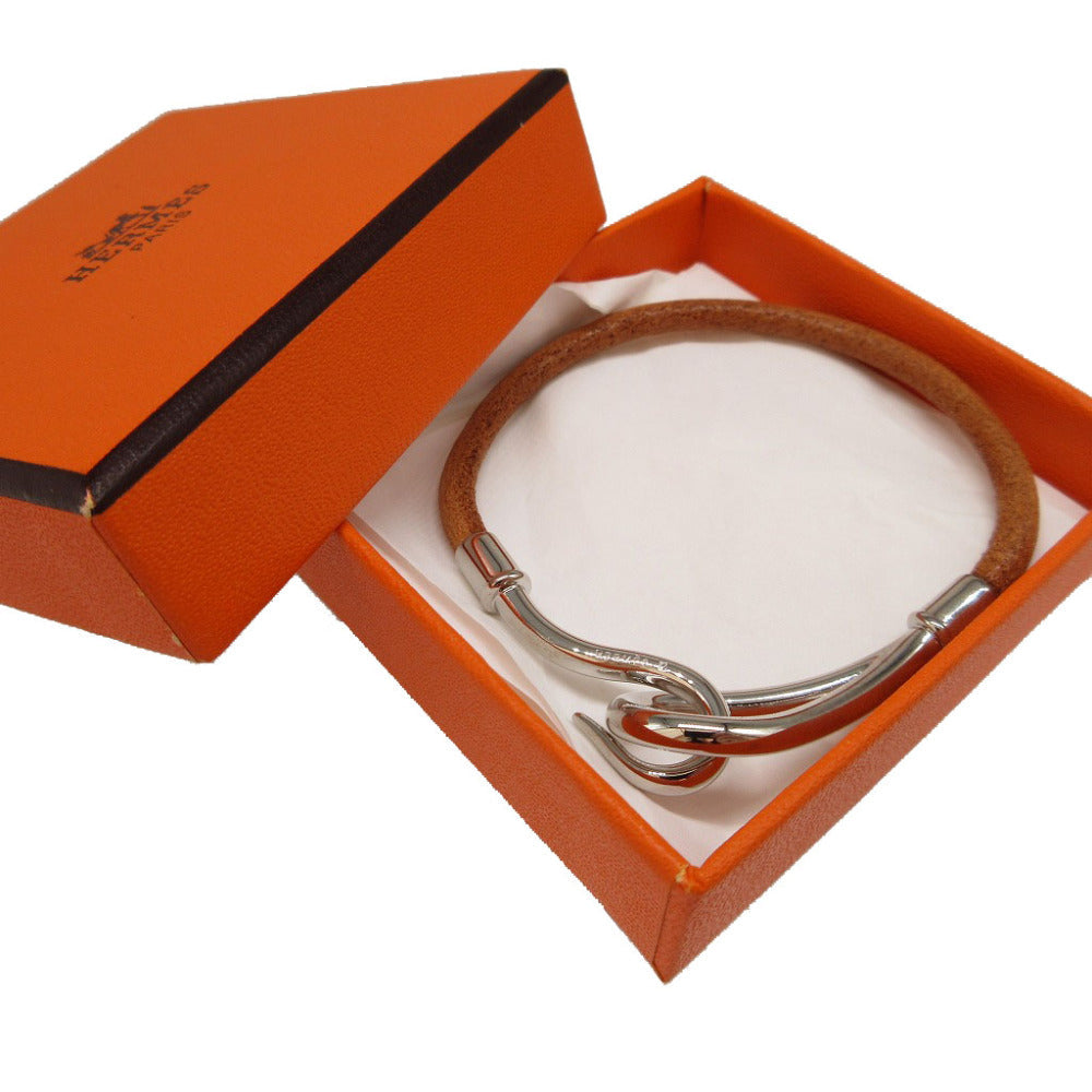 HERMES bracelet Leather, Metal Brown Jumbo bless unisex(Unisex) Used Authentic