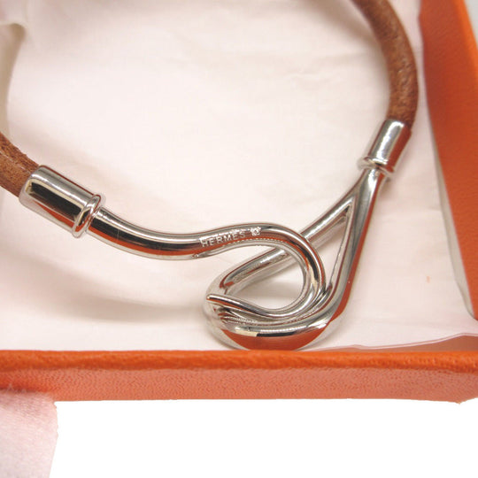 HERMES bracelet Leather, Metal Brown Jumbo bless unisex(Unisex) Used Authentic
