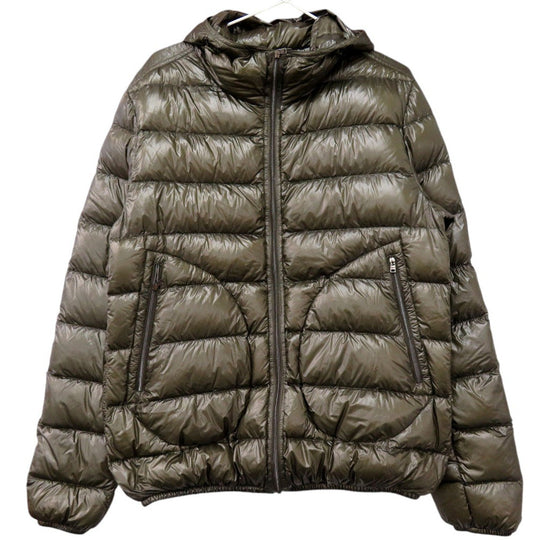 Herno Down jacket PI034UR-12194 down khaki Packable Superlight Down Hooded Blouson mens 48 Used Authentic