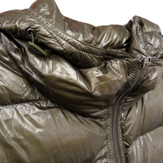 Herno Down jacket PI034UR-12194 down khaki Packable Superlight Down Hooded Blouson mens 48 Used Authentic