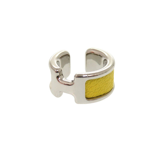 HERMES Earring metal yellow Ear cuff OlympePM Women Used Authentic