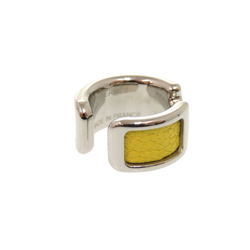 HERMES Earring metal yellow Ear cuff OlympePM Women Used Authentic