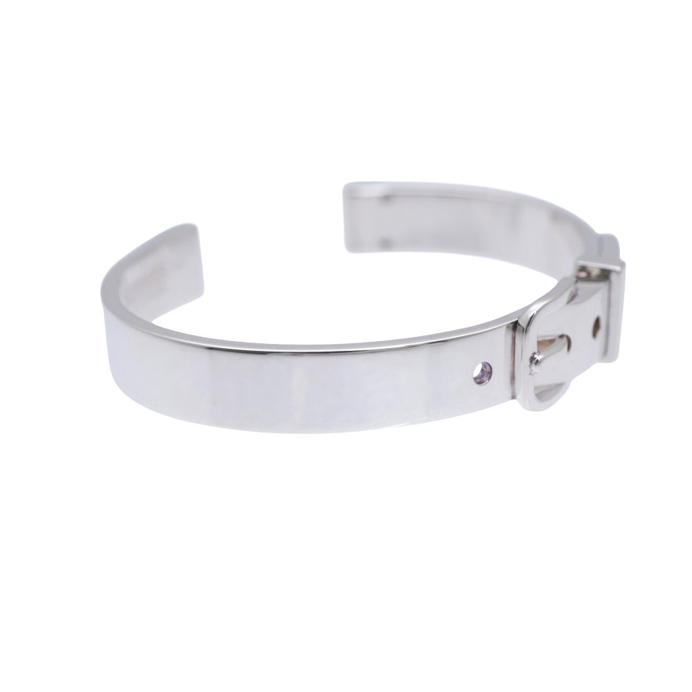 HERMES Bangle Silver925 Silver Boucle Cellier Bangle Women Used Authentic