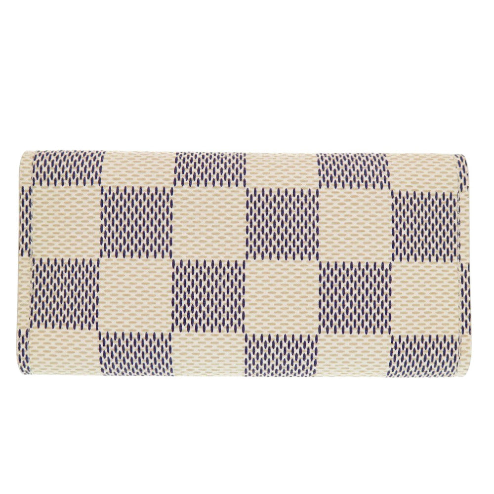 LOUIS VUITTON Key case Key holder  N60020 Damier Azur Canvas gray Multicles4 Women(Unisex) Used Authentic