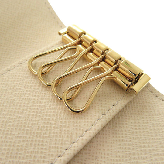 LOUIS VUITTON Key case Key holder  N60020 Damier Azur Canvas gray Multicles4 Women(Unisex) Used Authentic