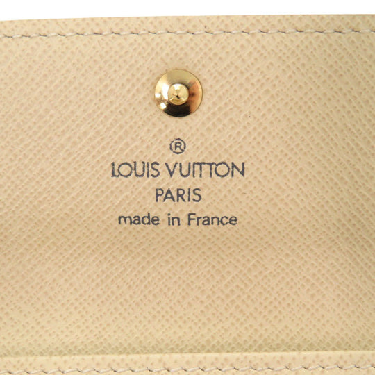 LOUIS VUITTON Key case Key holder  N60020 Damier Azur Canvas gray Multicles4 Women(Unisex) Used Authentic