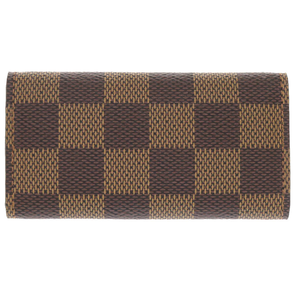 LOUIS VUITTON Key case Key holder  N62631 Damier canvas Brown Damier Multicles4 Women Used Authentic