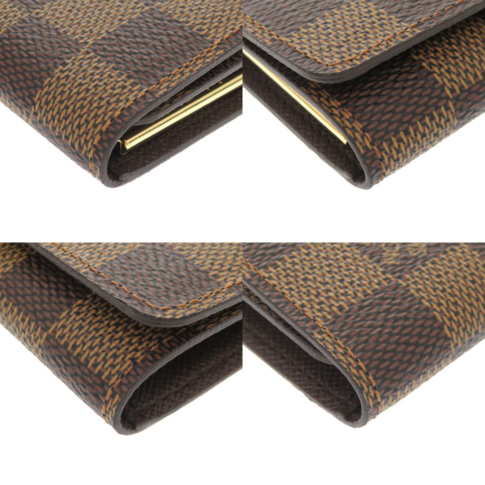 LOUIS VUITTON Key case Key holder  N62631 Damier canvas Brown Damier Multicles4 Women Used Authentic