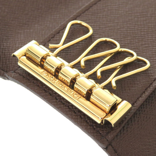 LOUIS VUITTON Key case Key holder  N62631 Damier canvas Brown Damier Multicles4 Women Used Authentic