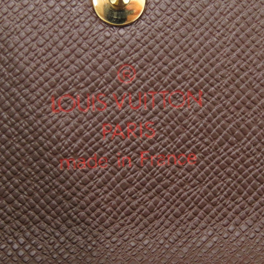 LOUIS VUITTON Key case Key holder  N62631 Damier canvas Brown Damier Multicles4 Women Used Authentic