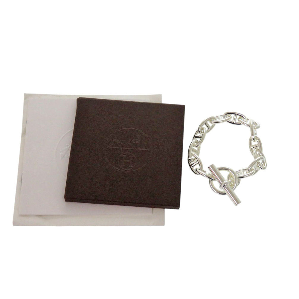HERMES bracelet Silver925 Silver Chene Dunkle GM 13 frames unisex(Unisex) Used Authentic