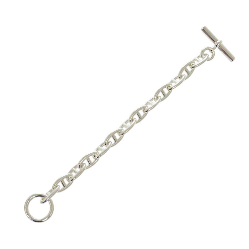 HERMES bracelet Silver925 Silver Chene Dunkle GM 13 frames unisex(Unisex) Used Authentic