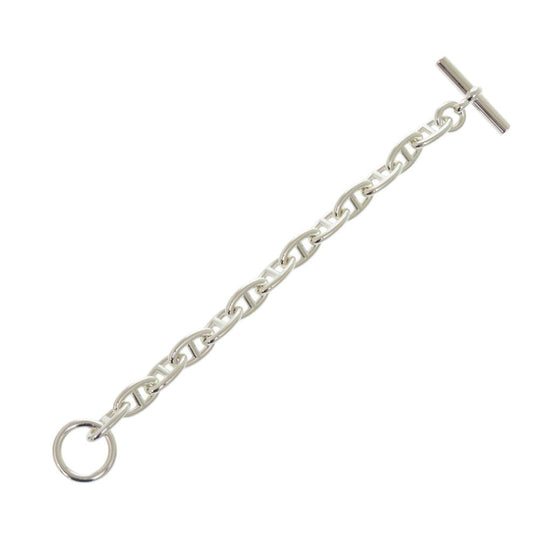 HERMES bracelet Silver925 Silver Chene Dunkle GM 13 frames unisex(Unisex) Used Authentic