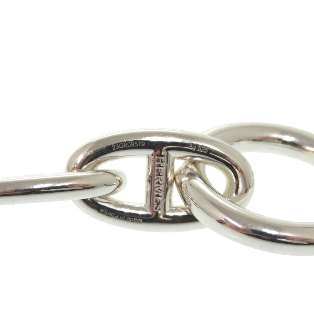 HERMES bracelet Silver925 Silver Chene Dunkle GM 13 frames unisex(Unisex) Used Authentic