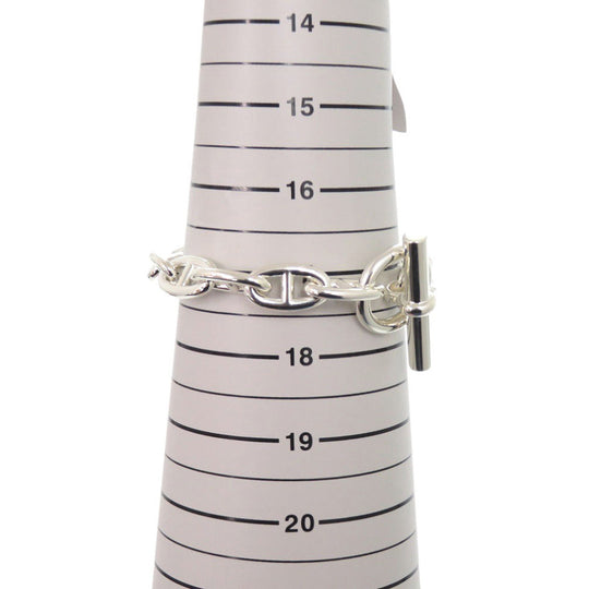 HERMES bracelet Silver925 Silver Chene Dunkle GM 13 frames unisex(Unisex) Used Authentic