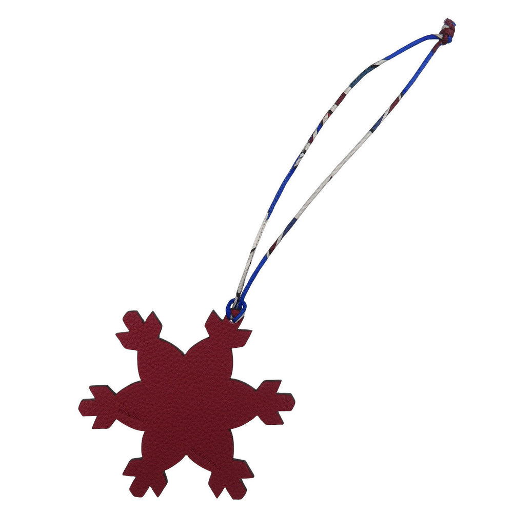 HERMES key ring Epsom, Silk pink Petite Ash Snowflake Women Used Authentic